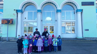 Экскурсия на железнодорожную станцию &quot;Злобино&quot;  Красноярской железной дороги.